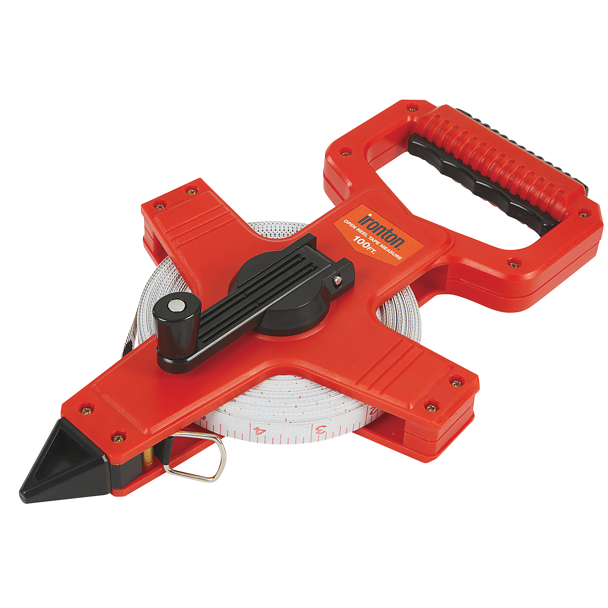 Ironton 100ft. Open Reel Tape Measure